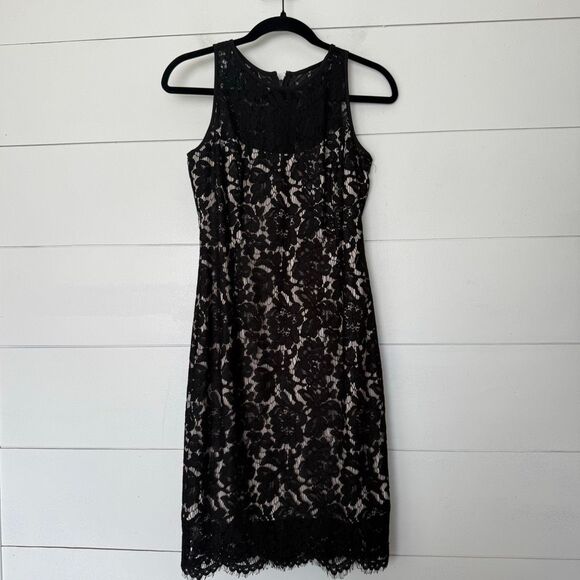 White House Black Market Dresses & Skirts - White House Black Market Women’s 2 Black Lace Dress Career Office Core